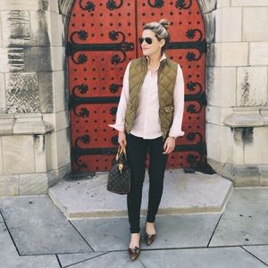 J. Crew Green Vest